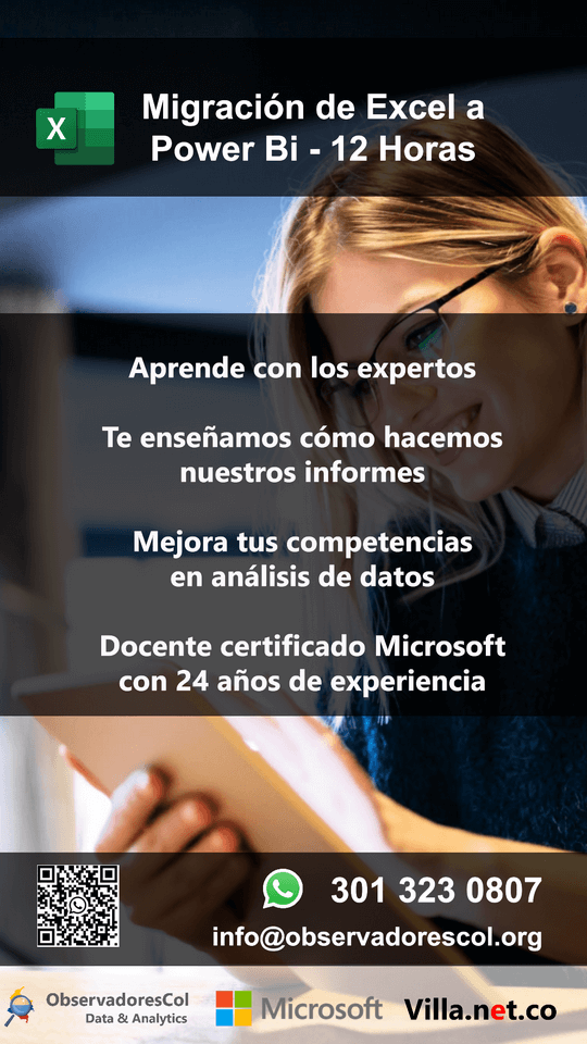 Curso migración de Excel a Power BI Expertos Curso migración de Excel a Power BI Expertos
