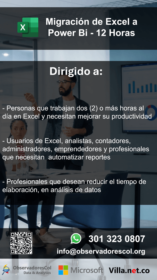 Curso migración de Excel a Power BI Dirigido a Curso migración de Excel a Power BI Dirigido a