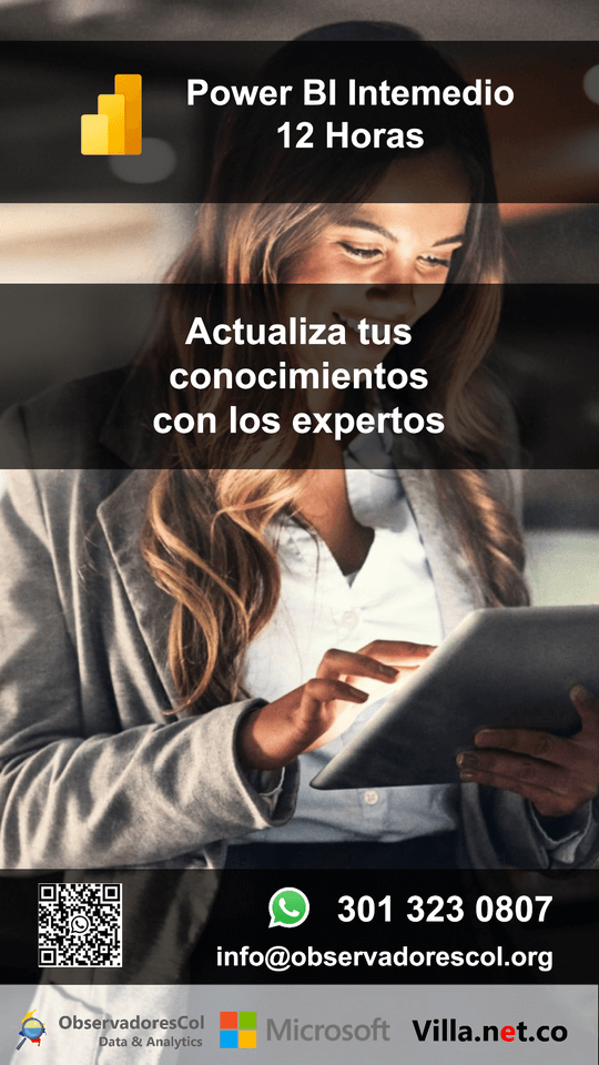 Curso Power BI Intermedio Portada Curso Power BI Intermedio Portada