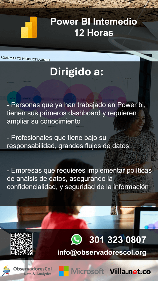 Curso Power BI Intermedio Dirigido a Curso Power BI Intermedio Dirigido a