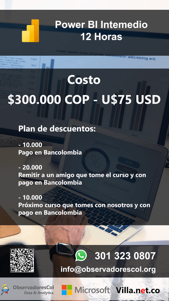 Curso Power BI Intermedio Costo Curso Power BI Intermedio Costo